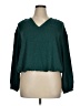 Lane Bryant Green Long Sleeve Blouse Size 14 - 16 Plus - photo 1
