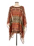 Assorted Brands 100% Polyester Orange Poncho One size - photo 2