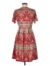 Unbranded Paisley Red Casual Dress Size M - photo 2