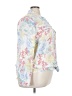 Investments 100% Polyester Floral Blue 3/4 Sleeve Blouse Size 3X - photo 4