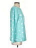 Ekouaer Stars Teal Pullover Sweater Size S - photo 4
