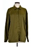 Intempo Solid Green Long Sleeve Blouse Size L - photo 1