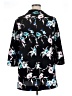 Lane Bryant 100% Polyester Floral Black Kimono Size 14 - 16 Plus - photo 2
