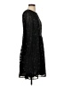 J.Crew 100% Polyester Stars Black Casual Dress Size 4 - photo 4