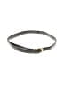 Alexander McQueen 100% Leather Gray Black Leather Wrap Belt Size Sm (75cm/30") - photo 1