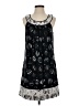 BCBGMAXAZRIA Graphic Black Casual Dress Size S - photo 1