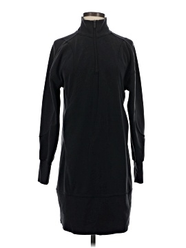 knee length dresses for ladies Black Mesh Overlay Fitted Midi Dress