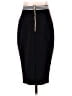 H&M Solid Black Formal Skirt Size 4 - photo 2