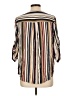 Torrid Stripes Tan 3/4 Sleeve Blouse Size Lg Plus (0) - photo 2