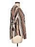 Torrid Stripes Tan 3/4 Sleeve Blouse Size Lg Plus (0) - photo 4