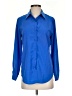 Unbranded 100% Polyester Blue Long Sleeve Blouse Size S - photo 1