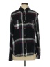 Pixley 100% Rayon Plaid Black Long Sleeve Button-Down Shirt Size L - photo 1