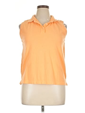 DKNY Sleeveless Button-Down Shirt (view 1)