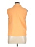 DKNY 100% Cotton Orange Sleeveless Button-Down Shirt Size XL - photo 2