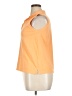 DKNY 100% Cotton Orange Sleeveless Button-Down Shirt Size XL - photo 5