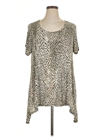 a.n.a. A New Approach Short Sleeve Blouse (view 1)