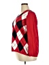 Tommy Hilfiger 100% Cotton Argyle Red Pullover Sweater Size 2X - photo 5