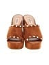 Valentino 100% Leather Brown Sandals Size EU 37 - photo 2
