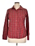 Talbots Plaid Red Long Sleeve Button-Down Shirt Size 14 - photo 1