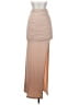 PrettyLittleThing Tan Formal Skirt Size 2 - photo 1