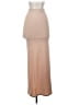 PrettyLittleThing Tan Formal Skirt Size 2 - photo 2