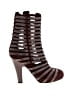 Bottega Veneta 100% Leather Burgundy Brown Leather Embossed Boots Size EU 41 - photo 1