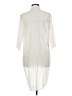 Unbranded 100% Rayon Ivory 3/4 Sleeve Button-Down Shirt Size XL (estimated) - photo 2
