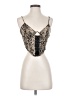 PrettyLittleThing 100% Polyester Gold Tank Top Size 2 - photo 1