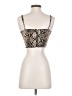 PrettyLittleThing 100% Polyester Gold Tank Top Size 2 - photo 2