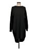 Capella Apparel Solid Black Casual Dress Size S - photo 1