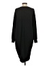 Capella Apparel Solid Black Casual Dress Size S - photo 2