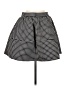Express Houndstooth Black Casual Skirt Size 6 - photo 1