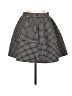 Express Houndstooth Black Casual Skirt Size 6 - photo 2
