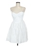 No Boundaries 100% Cotton Solid White Cocktail Dress Size 7 - 9 - photo 1