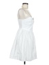 No Boundaries 100% Cotton Solid White Cocktail Dress Size 7 - 9 - photo 4