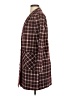 Harlyn Plaid Burgundy Coat Size XS - photo 5