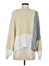 VICI Color Block Yellow Pullover Sweater Size S - photo 2