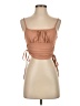 Shein Tan Sleeveless Top Size 4 - photo 1