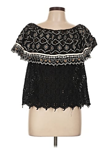 Hemant & Nandita Short Sleeve Blouse (view 1)