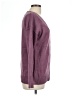Unbranded Solid Purple Pullover Sweater Size L - photo 4