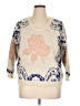 La Fee Verte Floral Ivory Pullover Sweater Size L - photo 1