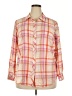 Talbots Plaid Pink Long Sleeve Button-Down Shirt Size 2X - photo 1