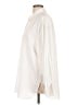 Lands' End 100% Polyester Solid Ivory Long Sleeve Blouse Size L - photo 5