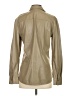 Babaton 100% Polyurethane Metallic Tan Long Sleeve Blouse Size S - photo 2