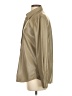 Babaton 100% Polyurethane Metallic Tan Long Sleeve Blouse Size S - photo 5