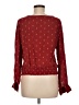 Blue Rain 100% Rayon Red Long Sleeve Blouse Size M - photo 2