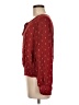 Blue Rain 100% Rayon Red Long Sleeve Blouse Size M - photo 5