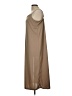 H&M 100% Polyester Solid Tan Casual Dress Size L - photo 5