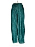 Shein Curve 100% Polyester Metallic Teal Casual Pants Size 0X - photo 1