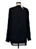 Neiman Marcus Solid Black Long Sleeve Blouse Size M - photo 2